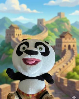 Peluche originale Kung Fu Panda DreamWorks