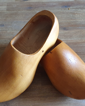 Zoccoli Olandesi in legno vintage