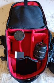 Borsa macchina fotografica Canon con accessori