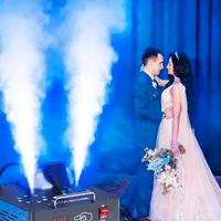 macchina fumo nebbia doppio spray 2000 Watt dj 