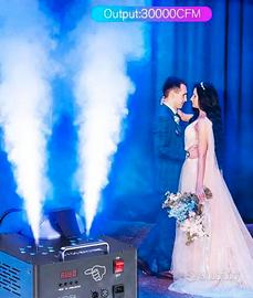 macchina fumo nebbia doppio spray 2000 Watt dj 