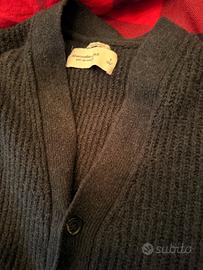 Cardigan Abercrombie verde bosco oversize S
