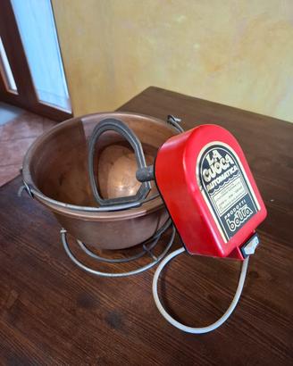 paiolo in rame elettrico 