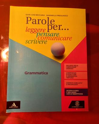Parole per Grammatica Mondadori ISBN 9788800352987