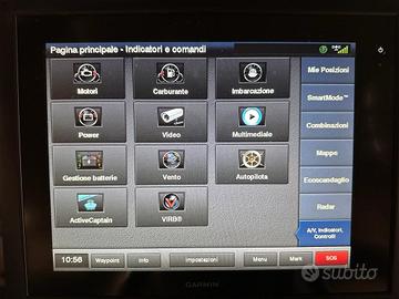 CHARTPLOTTER Garmin GPSMAP 8012 con carta VEU-716