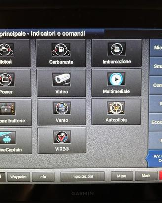 CHARTPLOTTER Garmin GPSMAP 8012 con carta VEU-716