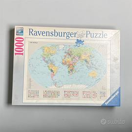 Puzzle Ravensburger 1000 pezzi Mappa del Mondo 🗺️