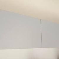 Living struttura frassino, ante col. Grigio chiaro