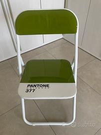 Sedia pieghevole Pantone verde