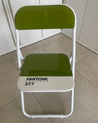 Sedia pieghevole Pantone verde