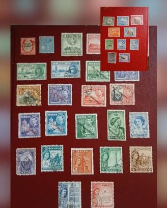 1903/1956- colonie britanniche- Malta e Aden