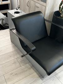 Lavatesta professionale per parrucchiere pro