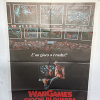 Wargames-giochi di guerra manifesto originale 1983