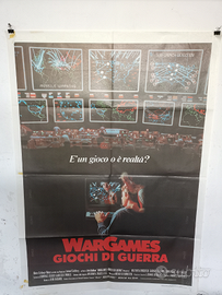 Wargames-giochi di guerra manifesto originale 1983