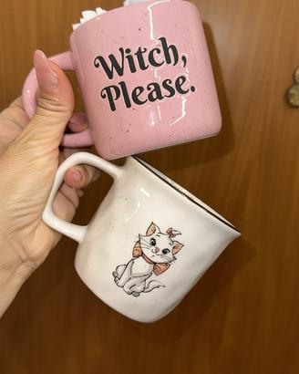 Aristogatto tazza Minou e tazza strega halloween