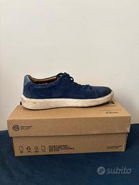 Clarks Cambro Low in camoscio