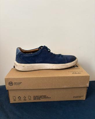 Clarks Cambro Low in camoscio