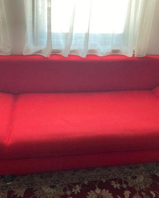 Divani letto rossi