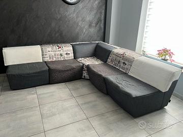 Divano Felis angolare e modulare 