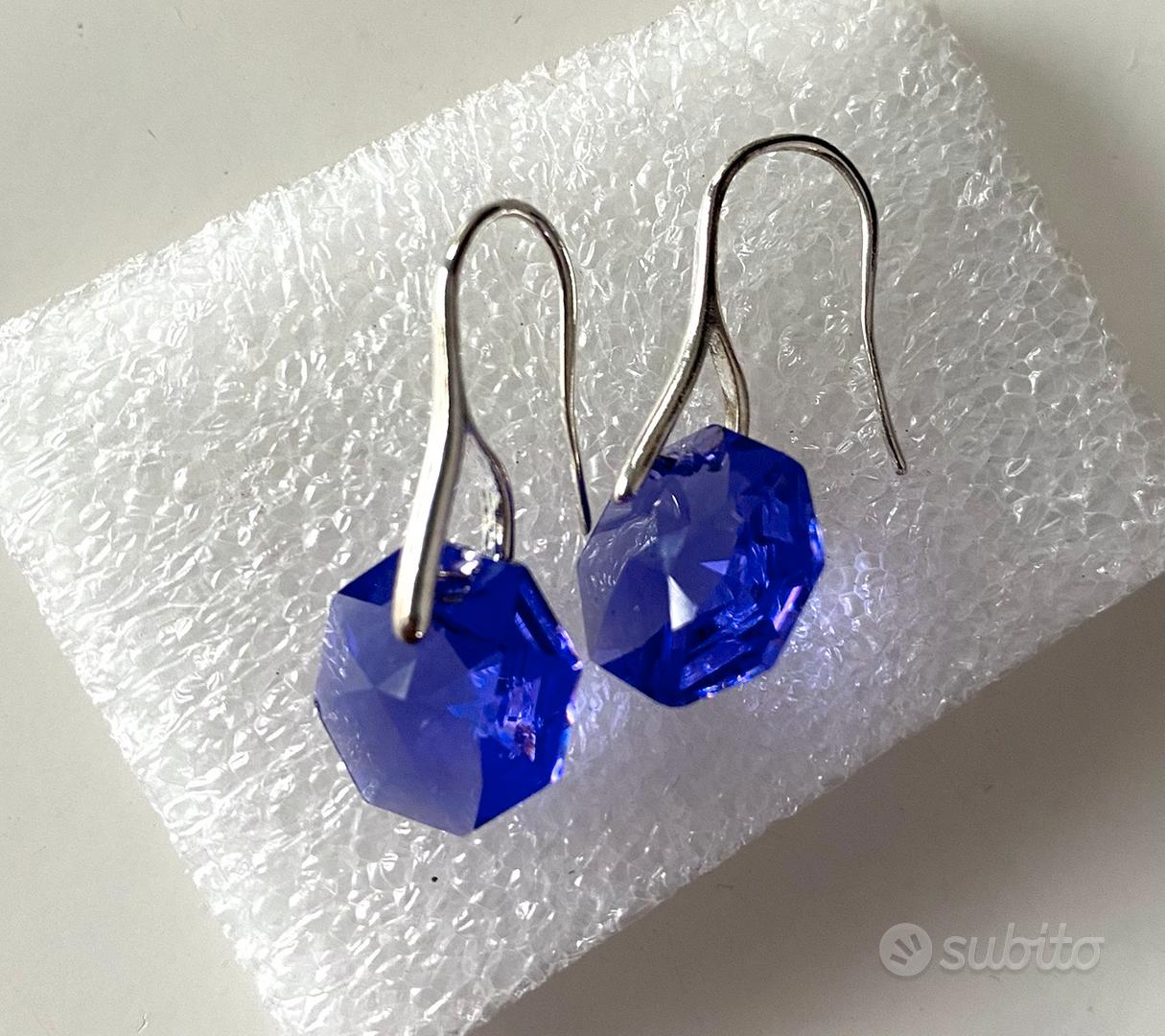 Orecchini da donna con cristallo blu Unode50 ELECTRIC