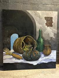 Quadro olio su tela  Romano Brugora