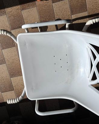 Seggiola x vasca da bagno per anziani , mai usato