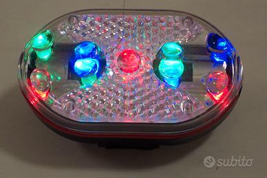 Lampada 9 led colorati