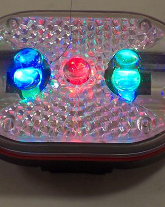 Lampada 9 led colorati
