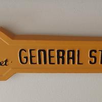 Targa in metallo vintage