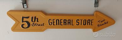 Targa in metallo vintage