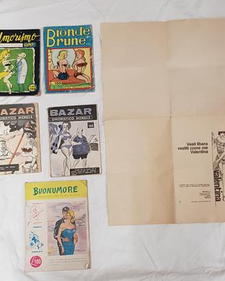 fumetti umoristici e gioco dell'oca VALENTINA