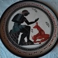 Piatto Grande Decorativo Antica Grecia