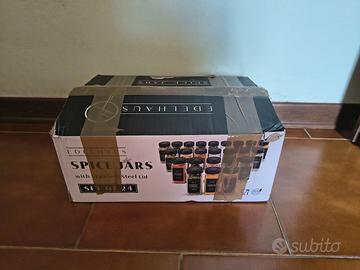 Edelhaus Set 24 barattoli spezie cucina