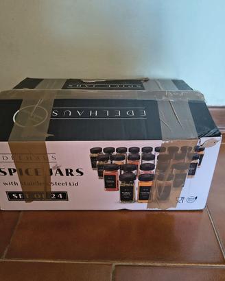 Edelhaus Set 24 barattoli spezie cucina