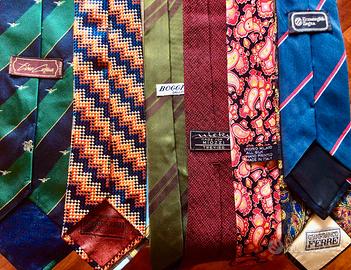 Lotto 23 cravatte Ferrè, Pierre Cardin, Zegna