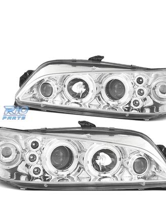 FARI PER PEUGEOT 306 97-01 ANGEL EYES FONDO CROMAT