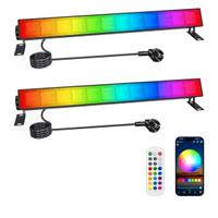 2x Faretti LED RGB Esterno 30W, 2 Barra LED RGB d