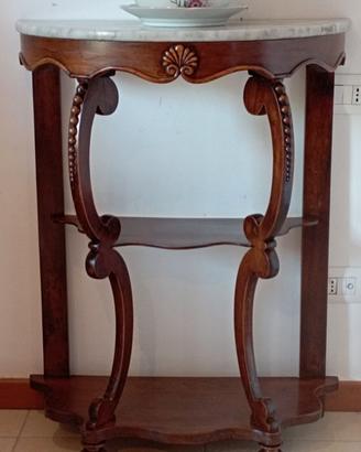 Console di noce antica