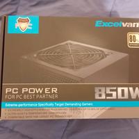 alimentatore excelvan 850w 80 plus bronze