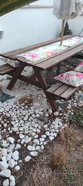panca x giardino in legno 