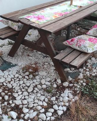 panca x giardino in legno 