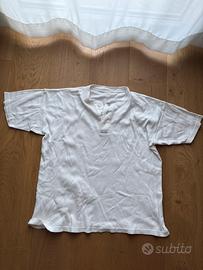 Maglietta Henley Levi's a Costine Bianca 👕