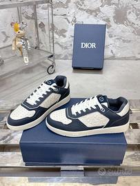 Sneakers casual Dior B27 da uomo con motivo a piet