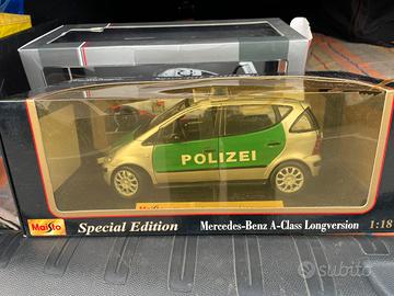 Mercedes Classe A Polizia - Maisto - 1/18