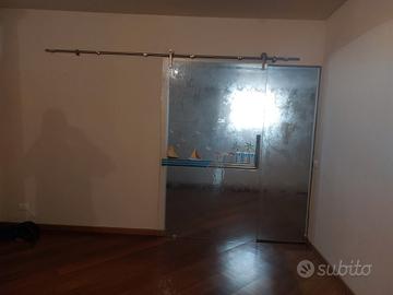 porta scorrevole vetro