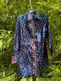 Mini abito a camicia vintage anni ‘70