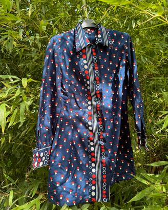 Mini abito a camicia vintage anni ‘70