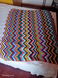 Plaid Lana all'Uncinetto (Anno 1970)