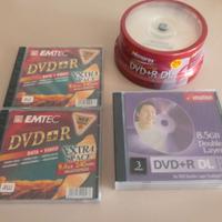 LOTTO DVD RISCRIVIBILI + COLONNA e ALBUM PORTADVD