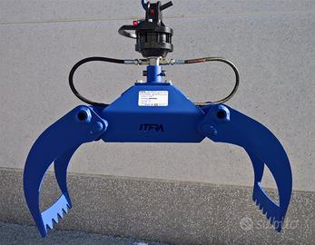 Pinza Legna 80cm con Rotatore Idraulico 10qli